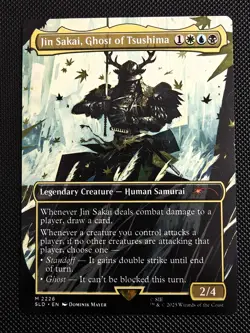 MTG Jin Sakai, Ghost of Tsushima Secret Lair SLD 2226 Regular - Image 1