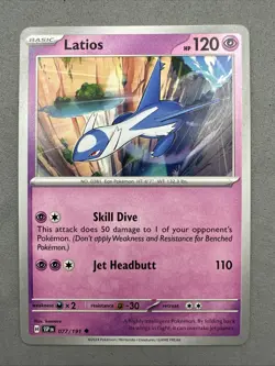 Pokemon TCG * SV Surging Sparks 077/191 Latios Uncommon * FRESH PK - Image 1