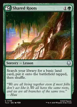 [MTG] Shared Roots (0196) (TLA) NM - Image 1
