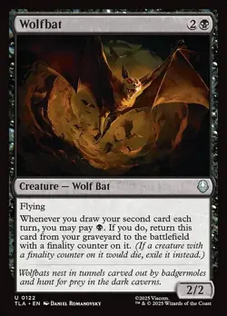 [MTG] Wolfbat (0122) (TLA) NM - Image 1
