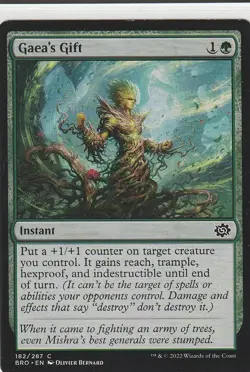 Gaea's Gift 182 Common The Brothers' War Magic: The Gathering Lightly Played - Image 1