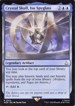 MTG Assassin's Creed 0015 Crystal Skull Isu Spyglass Legendary Artifact RARE NM - Image 1