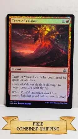 Tears of Valakut Oath of the Gatewatch Foil ...sku: CB148 - Image 1