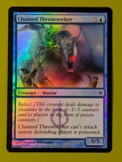 FOIL Chained Throatseeker x1 New Phyrexia 1x Magic the Gathering MTG - Image 1