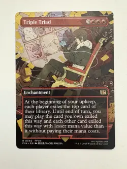 Triple Triad Borderless MTG Magic the Gathering Card NM Near Mint FIN - Image 1