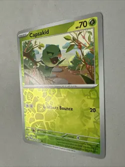 Pokemon TCG * SV Surging Sparks * 012/191 Capsakid Common * REVERSE HOLO * NM - Image 2