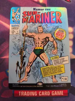 MTG Namor the Sub-Mariner (Borderless) (0391) M Marvel Super Heroes 391 Foil NM - Image 1