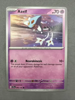 Pokemon TCG * SV Surging Sparks 080/191 Azelf Common * FRESH PK - Image 1