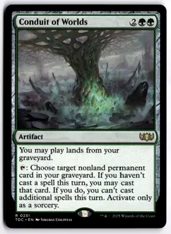 Conduit of Worlds NM TDC Commander: Tarkir: Dragonstorm MTG - Image 1