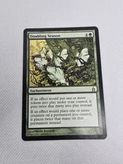 Wizards Doubling Season Ravnica: City of Guilds Enchantment Green Rare Regular - Image 1