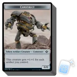 10 pcs CONSTRUCT TOKEN (16/21) Modern Horizons 2 Magic MTG MINT CARD - Image 1
