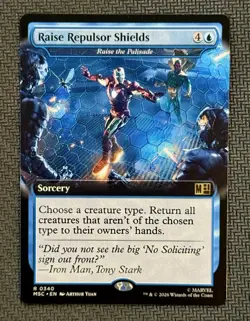 Raise Repulsor Shields - Raise the Palisade (Extended Art) 340 Commander: Marvel - Image 1