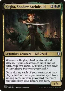 Kagha, Shadow Archdruid , Commander Legends: Battle for Baldur's Gate , #279 - Image 1