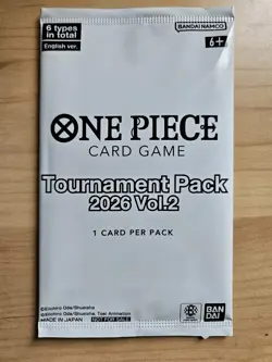One Piece Card Game Tournament Pack 2026 Vol. 2 - 1x Sealed Promo Pack - Image 1