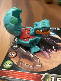 Bakugan Battle Brawlers Ventus Juggernoid 590g B2 Classic With Old Gate Card - Image 2