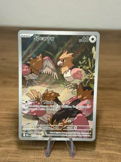 Pokemon TCG Spearow 151/132 S&V Mega Evolution Illustration Rare 2025 NM Card - Image 1