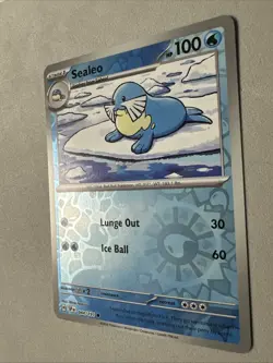 Pokemon TCG * SV Surging Sparks * 044/191 Sealeo Common * REVERSE HOLO * NM - Image 2