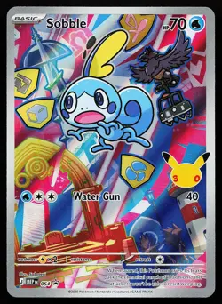 Sobble 054 Holo Mega Evolution Promo Pokemon Card - Image 1