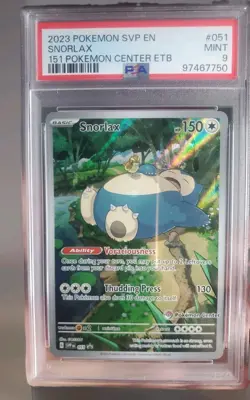 Snorlax - 051 (Pokemon Center Exclusive) 051 Sv: Scarlet & Violet Promo Cards... - Image 1