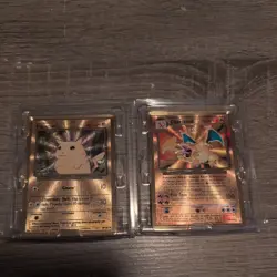 Pokemon Celebrations Metal Charizard & Pikachu Cards 25th Anniversary NM - Image 1