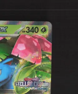 Venusaur ex 001/142 Stellar Crown Ultra Rare Holo Stamped Pokemon Card NM - Image 4