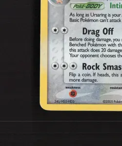 Ursaring 18/115 EX Unseen Forces Holo Rare Pokemon Card MP - Image 5