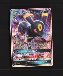 Umbreon GX 80/149 Sun & Moon Ultra Rare Holo Pokemon Card MP - Image 1