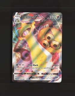 Aegislash VMAX 127/185 Vivid Voltage Ultra Rare Holo Pokemon Card NM - Image 1