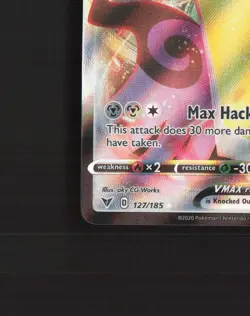 Aegislash VMAX 127/185 Vivid Voltage Ultra Rare Holo Pokemon Card NM - Image 5