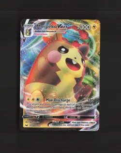 Morpeko VMAX 080/202 Sword & Shield Ultra Rare Holo Pokemon Card NM - Image 1