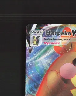Morpeko VMAX 080/202 Sword & Shield Ultra Rare Holo Pokemon Card NM - Image 3