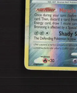 Bronzong 6/123 Mysterious Treasures Reverse Holo Rare Pokemon Card DMG - Image 5