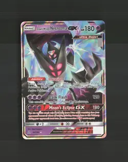 Dawn Wings Necrozma GX 63/156 Ultra Prism Ultra Rare Holo Pokemon Card LP+ - Image 1