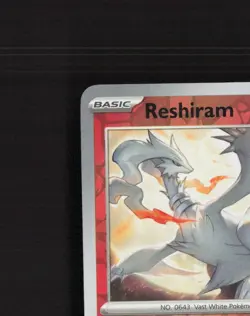 Reshiram 022/142 Stellar Crown Reverse Holo Pokemon Card NM - Image 3