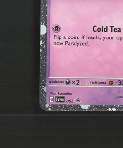Sinistea SVP 062 Scarlet & Violet Black Star Promo Holo Pokemon Card NM - Image 5