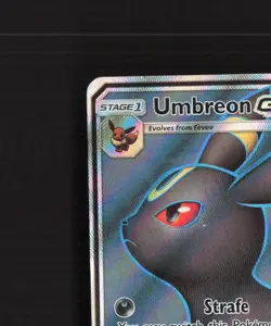Umbreon GX 142/149 Sun & Moon Full Art Ultra Rare Holo Pokemon Card MP - Image 3