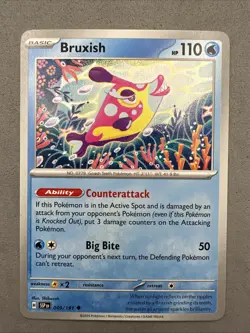 Pokemon TCG * SV Surging Sparks 049/191 Bruxish Uncommon * FRESH PK - Image 1