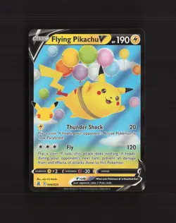 Flying Pikachu V 006/025 Celebrations Stamped Ultra Rare Holo Pokemon Card NM - Image 1