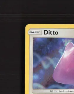 Ditto 17/18 Detective Pikachu Rare Holo Pokemon Card NM - Image 3