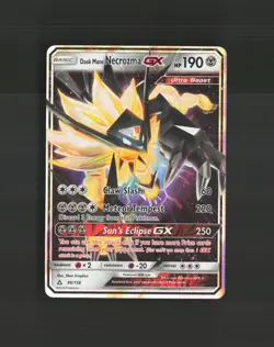 Dusk Mane Necrozma GX 90/156 Ultra Prism Ultra Rare Holo Pokemon Card NM - Image 1