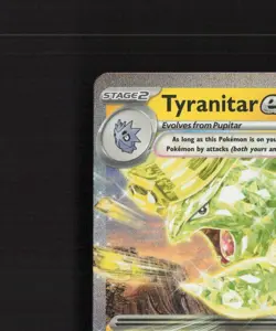 Tyranitar ex 066/197 Obsidian Flames Ultra Rare Holo Pokemon Card NM - Image 3