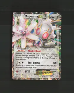 Magearna EX 75/114 Steam Siege Ultra Rare Holo Pokemon Card NM - Image 1