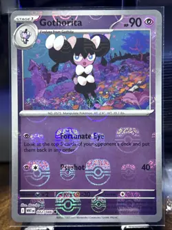 Pokemon TCG SV White Flare Master Ball Pattern Gothorita Card 042/086 NM - Image 1