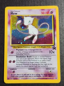 Pokemon Mew Black Star Promo #9 Holo Card - Image 1