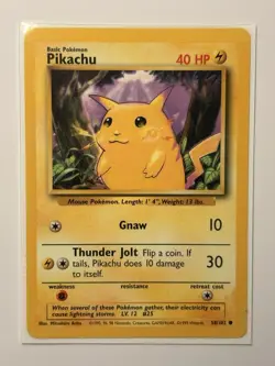 Pikachu Jungle, Base Set, Promo Ultra Rare - X4 Card Lot A2 - Image 3