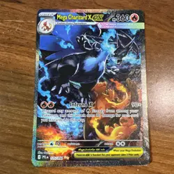 Mega Charizard X EX 125/094 Phantasmal Flames Holo Pokemon TCG Card - Image 1