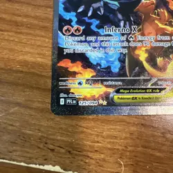Mega Charizard X EX 125/094 Phantasmal Flames Holo Pokemon TCG Card - Image 2