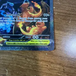 Mega Charizard X EX 125/094 Phantasmal Flames Holo Pokemon TCG Card - Image 3
