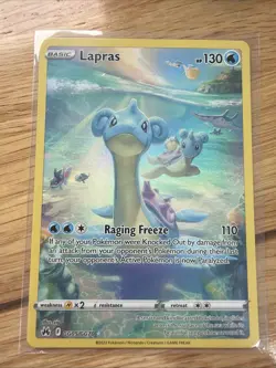 Pokemon TCG Lapras GG05/GG70 Crown Zenith Galarian Gallery Card - Image 1