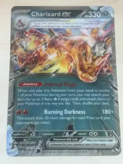 Pokemon TCG Charizard Ex 3D (Jumbo Card) Promo Oversized Ultra Rare NM - Image 1